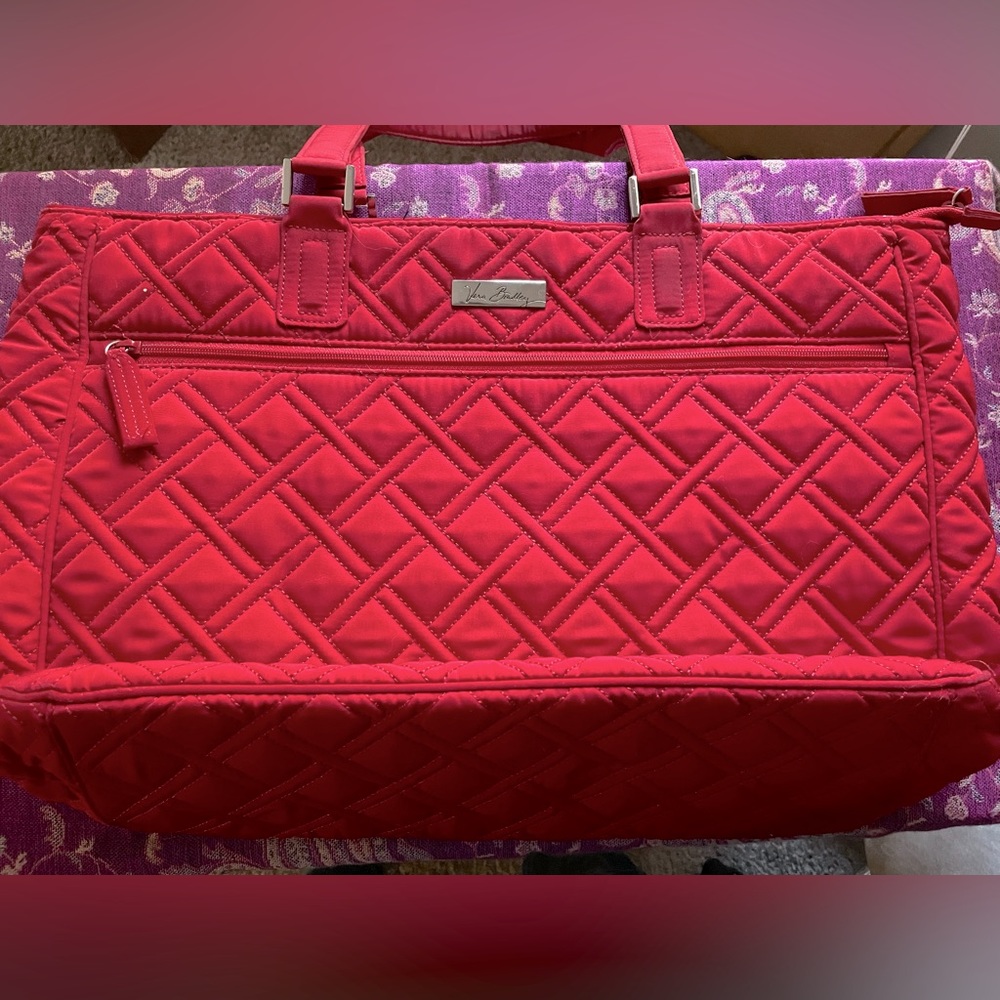 Red Quilted Laptop Bag | Vera Bradley